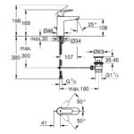 Смеситель для раковины Grohe BauEdge 23758000 хром-фото2