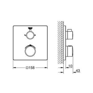 Термостат для ванны Grohe Grohtherm 24079000 хром-фото2