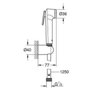 Гигиенический душ Grohe Tempesta-F Trigger Spray 26356IL0 альпин-белый-фото2