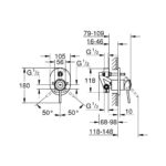 Смеситель для ванны однорычажный Grohe BauClassic 29047000 хром-фото2