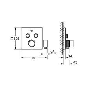 Термостат для ванны Grohe Grohtherm SmartControl 29125000 хром-фото2