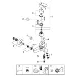 Смеситель для ванны однорычажный Grohe Eurosmart Cosmopolitan 32831000 хром-фото5