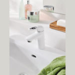 Смеситель для раковины однорычажный Grohe Eurostyle New 33558LS3 белая луна хром-фото5