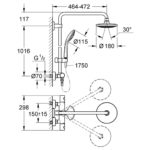 Душевая система с термостатом Grohe Euphoria 27296001 хром-фото5