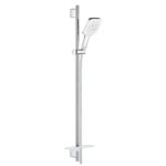 Душевой гарнитур GROHE Rainshower 130 SmartActive Cube 26586LS0 белая луна-фото1