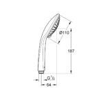 Ручной душ Champagne Euphoria Grohe 27222000 хром-фото2