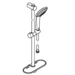 Душевой гарнитур Grohe Euphoria 27242001 хром-фото3