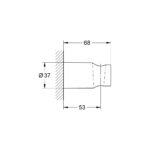 Держатель душа Grohe Tempesta Cosmopolitan 27594000 хром-фото2