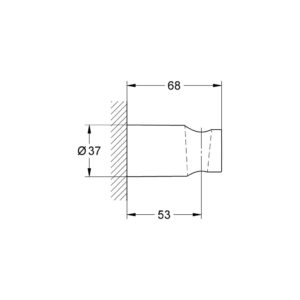 Держатель душа Grohe Tempesta Cosmopolitan 27594000 хром-фото2
