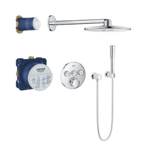 Душевая система Grohe Grohtherm с верхним душем Rainshower SmartActive 310 34705000 хром-фото1
