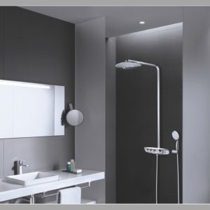 Душевая система Grohe Rainshower 310 SmartActive Cube 34706000 хром-фото2