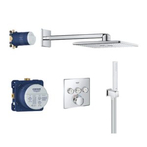 Душевая система Grohe Rainshower 310 SmartActive Cube 34706000 хром-фото1