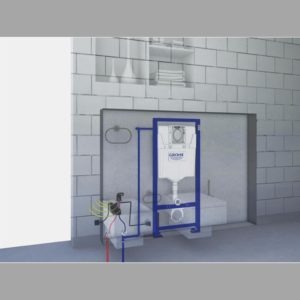 Универсальный монтажный уголок для GROHE Rapid SL 3855800M-фото2