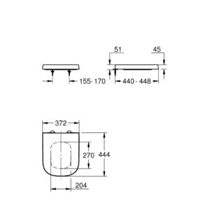 Сиденье для унитаза GROHE Euro Ceramic 39331002 цвет белый-фото2