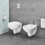 Подвесной унитаз безободковый Grohe Bau Ceramic 39427000 цвет белый смыв торнадо — изображение 12