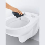 Подвесной унитаз безободковый Grohe Bau Ceramic 39427000 цвет белый смыв торнадо — изображение 13