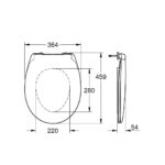 Сиденье для унитаза с микролифтом Grohe Bau 39493000 цвет белый-фото2