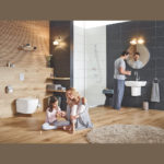 Унитаз подвесной с сиденьем Grohe Euro Ceramic 39554000 цвет белый смыв торнадо-фото11