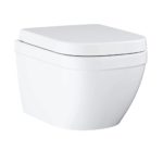 Унитаз подвесной с сиденьем Grohe Euro Ceramic 39554000 цвет белый смыв торнадо-фото1
