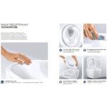 Унитаз подвесной с сиденьем Grohe Euro Ceramic 39554000 цвет белый смыв торнадо-фото3