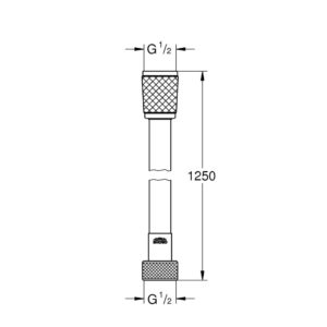 Душевой шланг Grohe Relexaflex 45971001 хром-фото2