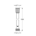 Душевой шланг Grohe Relexaflex 45973001 хром-фото2