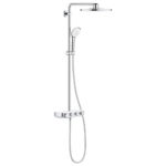 Душевая система с термостатом настенная Grohe Euphoria SmartControl System 310 Duo 26507LS0 белая луна-фото1