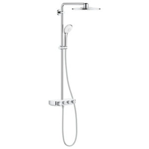 Душевая система с термостатом настенная Grohe Euphoria SmartControl System 310 Duo 26507LS0 белая луна-фото1