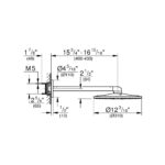 Верхний душ Grohe Rainshower 310 SmartActive 26475000 хром-фото3