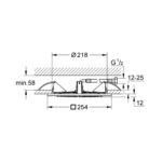 Верхний душ GROHE Rainshower F-series 27467000 хром-фото4