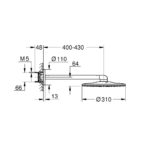 Верхний душ Grohe Rainshower 310 SmartActive 26475000 хром-фото2