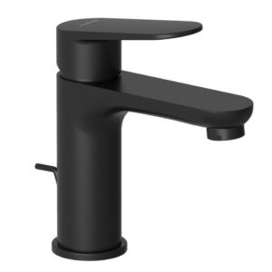 Смеситель KLUDI X1 322883975 для раковины однорычажный с донным клапаном черный-фото1