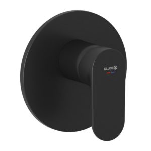 Смеситель KLUDI X1 327553975 для душа встраиваемый внешняя часть черный-фото1
