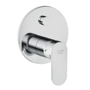 Смеситель KLUDI X1 327590575 ванна - душ встраиваемый с автопереключателем воды PUSH&SWITCH хром-фото1