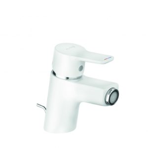 Смеситель KLUDI PURE&EASY 375339165 для биде однорычажный белый хром-фото1