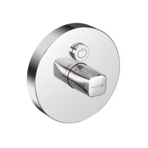 Термостат KLUDI PUSH 386020538 для душа встраиваемый на 1 выход внешняя часть хром-фото1