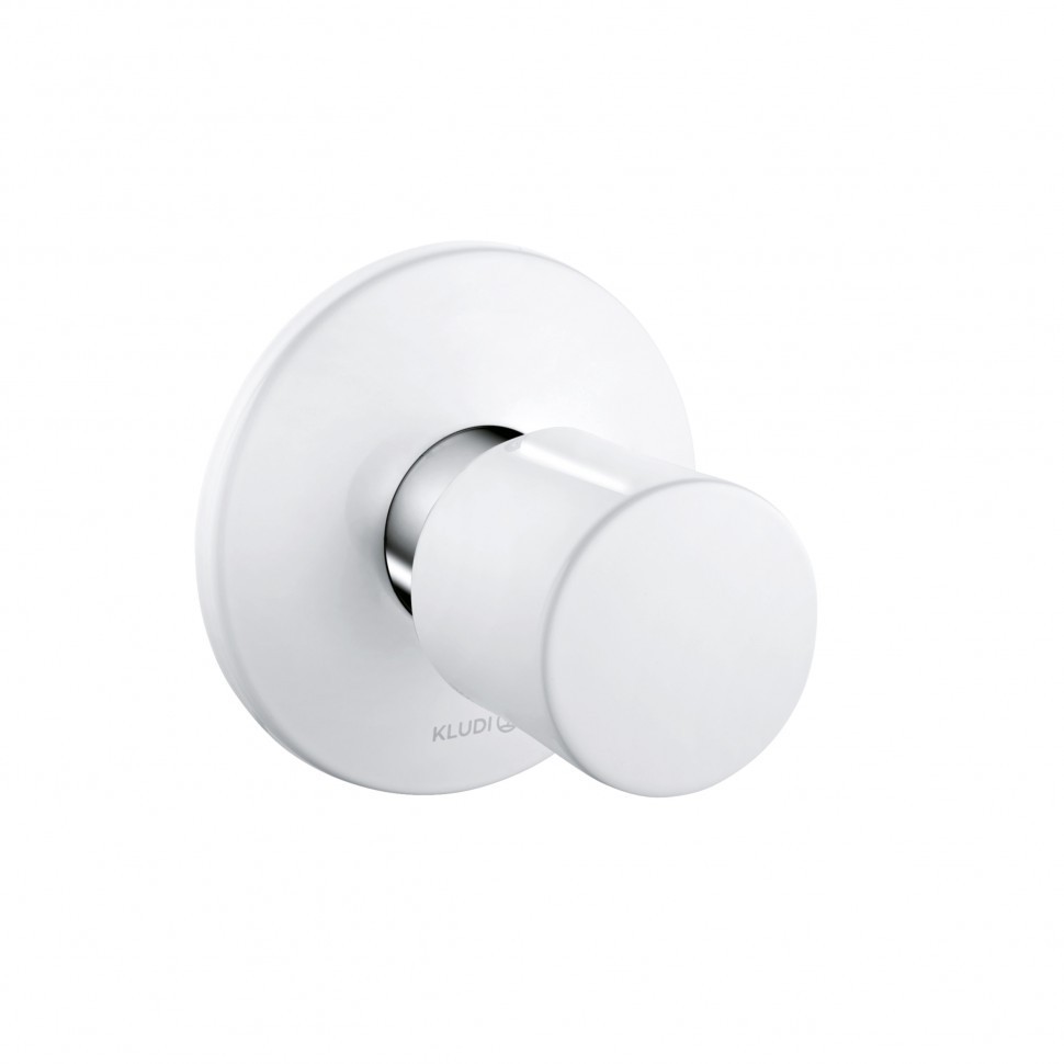 Вентиль KLUDI BALANCE 528159175 настенный белый хром-фото1 Вентиль KLUDI BALANCE 528159175 настенный белый хром-фото1