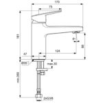 Смеситель для раковины Ideal Standard CERAPLAN BD222AA цвет хром-фото2