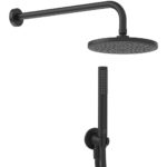 Готовый набор 5 в 1 верхний ручной душ Ideal Standard BD389XG Idealrain черный матовый-фото1