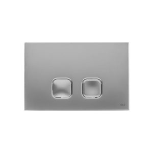 Клавиша смыва PLAIN 070828 механика цвет Матовый хром-фото1