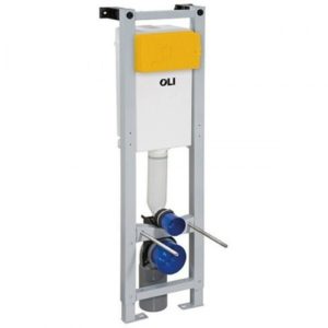 Узкая инсталляция для унитаза OLI Quadra Plus 141945 пневматическая-фото1