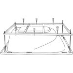 Каркас для акриловой ванны Riho 190х90 2YNVN1011-фото2