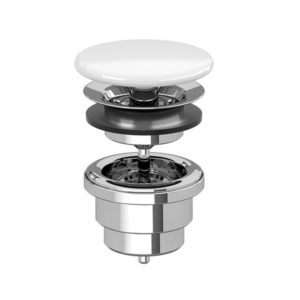 Донный клапан незапираемый Villeroy & Boch 68080001 цвет белый-фото1