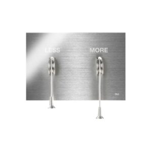 Клавиша смыва LESS IS MORE 883525 механика цвет Матовый хром-фото1