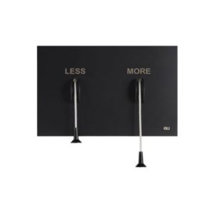 Клавиша смыва LESS IS MORE 883527 механика цвет Черный-фото1
