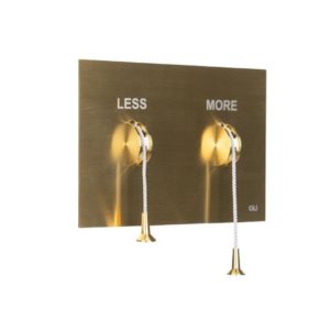 Клавиша смыва LESS IS MORE 888573 механика цвет Золото-фото2