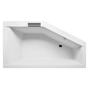 Ванна акриловая с панелью ассиметричная 170x90 RIHO GETA plug&play B032010005-фото3