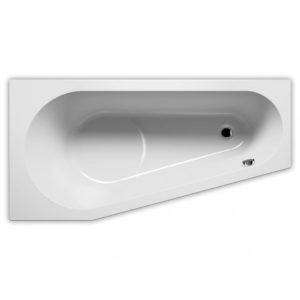 Ванна акриловая с панелью ассиметричная 150x80 RIHO DELTA 150 plug&play B066007005-фото3