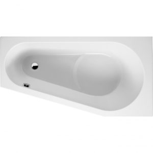 Акриловая ванна ассиметричная 160x80 RIHO DELTA L B069001005-фото2