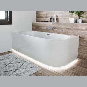 Акриловая ванна с подсветкой ассиметричная 180x84 RIHO DESIRE CORNER B087002005-фото2